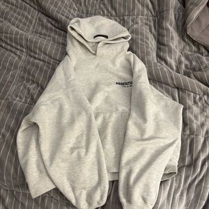 Essentials Gray Hoodie Sweater